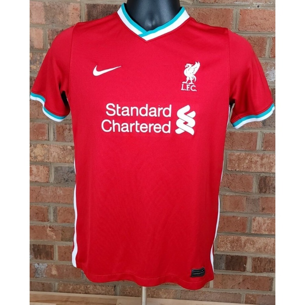 LFC Liverpool Football Club Jersey Nike Standard Chartered Mens Size XS 96'